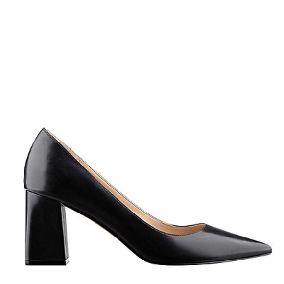 MARC FISHER Block Heel Pointy Toe Pump - Picture 2 of 5
